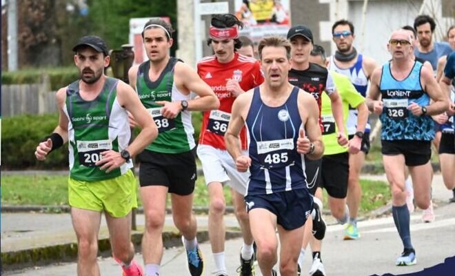 Le peloton du 10 km de Guichen, édition 2026